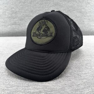 NISSUN CAP - Vintage Black w/ AMC Logo Foam Mesh Rope Hat  H6